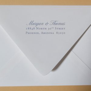 Digitally Printed Invitation Envelopes